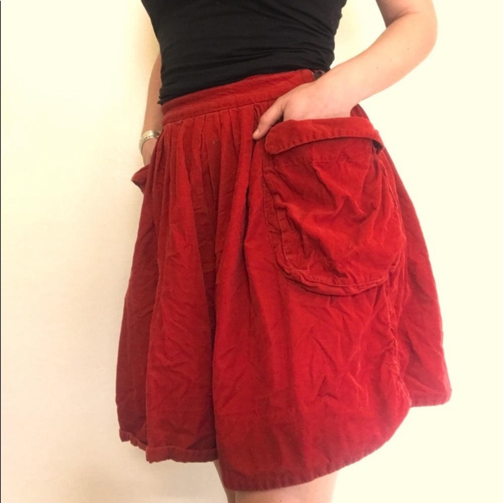 Anthropologie Maeve effortlessly corduroy skirt size 10